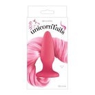 NS Novelties Tail Plug Pink NS Pastel Pink Silicone Unicorn Tails Butt Plug at the Haus of Shag