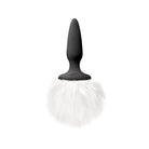 NS Novelties Tail Plug White NS Silicone Bunny Tail Mini Butt Plug at the Haus of Shag