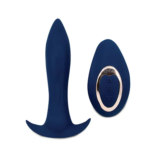 Nu Sensuelle Remote Control Power Plug - Blue - Powered Butt Plug