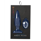 Nu Sensuelle Roller Motion Andii Plug - Blue - Powered Butt Plug