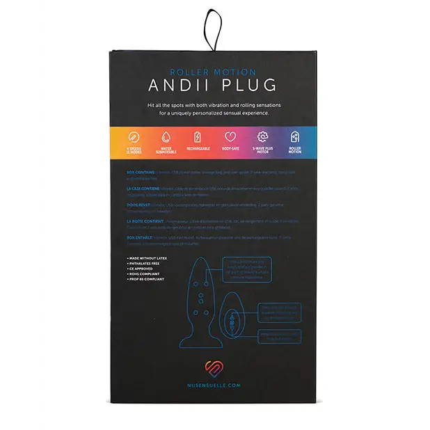 Nu Sensuelle Roller Motion Andii Plug - Powered Butt Plug