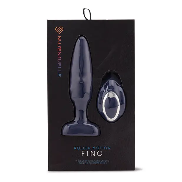 Nu Sensuelle Roller Motion Fino - Blue - Powered Butt Plug