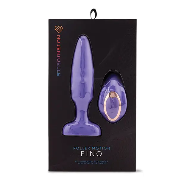 Nu Sensuelle Roller Motion Fino - Purple - Powered Butt Plug