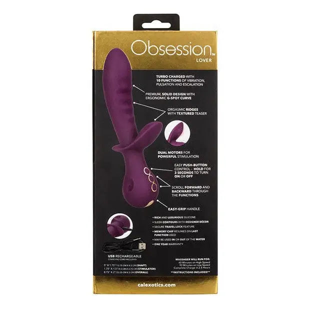 CalExotics Vibrator Obsession Lover - Purple at the Haus of Shag