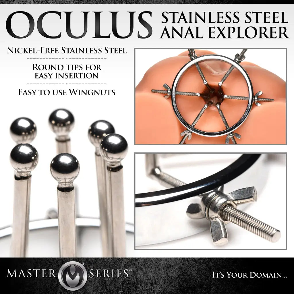 Oculus Stainless Steel Anal Explorer - Anal Hook