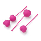 OhMiBod LoveLife Flex Kegel Exerciser 3-Piece Set Pink - Kegel Balls