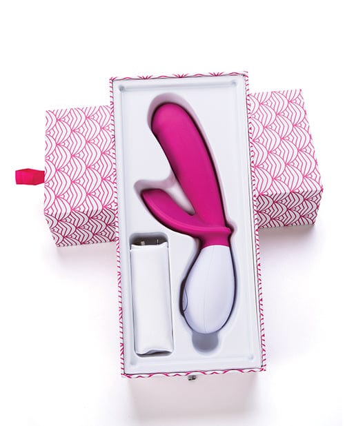 OhMiBod Rabbit Pink Ohmibod Lovelife Snuggle Dual Stimulation Vibe - Pink at the Haus of Shag