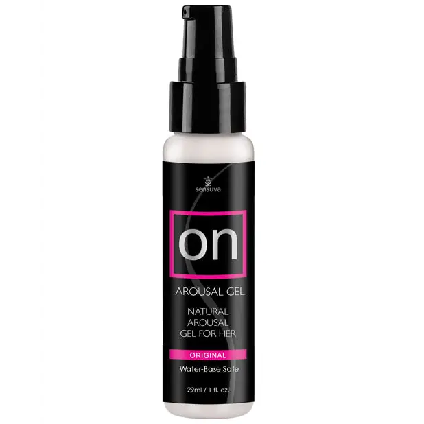 On Arousal Gel Original 1oz for women, black and pink label