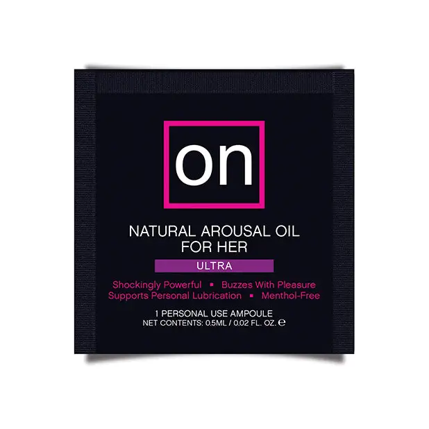 On For Her Arousal Oil Ultra - Single Use Ampoule - Clitoral Stimulant