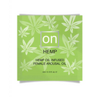 On Hemp Oil Infused Female Arousal Oil - Single Use Ampoule - Clitoral Stimulant