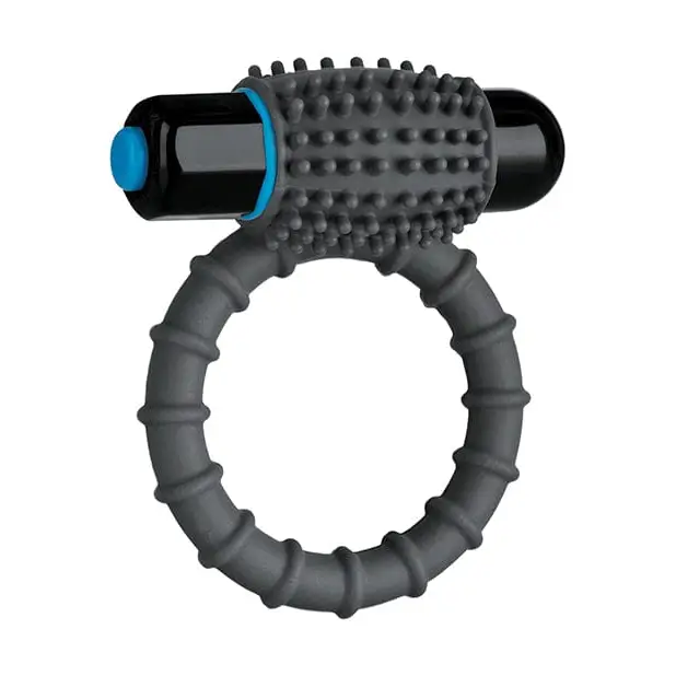 Optimale Vibrating C Ring - Rubber dog toy with rubber ball for endless fun and durability