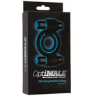 Doc Johnson Penis Enhancement Optimale Vibrating Double C Ring - Black at the Haus of Shag