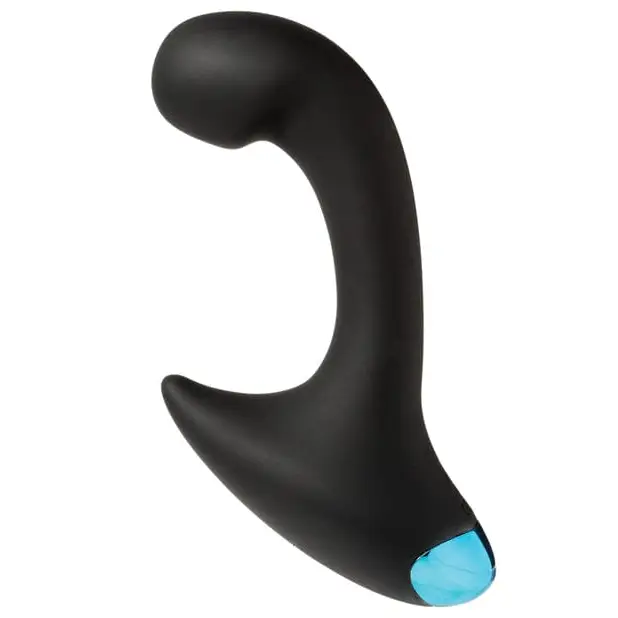 Doc Johnson Powered Plug Optimale Vibrating P Massager W/wireless Remote - Black at the Haus of Shag