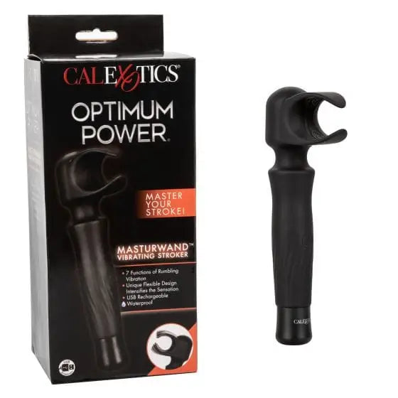 CalExotics Vibrator Optimum Power Masturwand Vibrating Stroker at the Haus of Shag