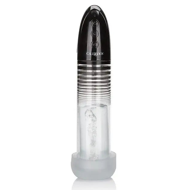 CalExotics Penis Enhancement Optimum Series Automatic Smart Pump - Black at the Haus of Shag