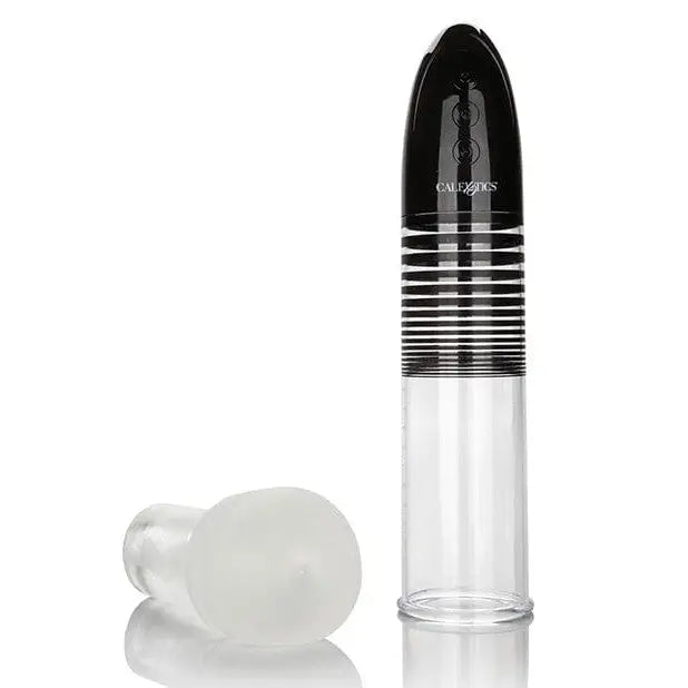 CalExotics Penis Enhancement Optimum Series Automatic Smart Pump - Black at the Haus of Shag