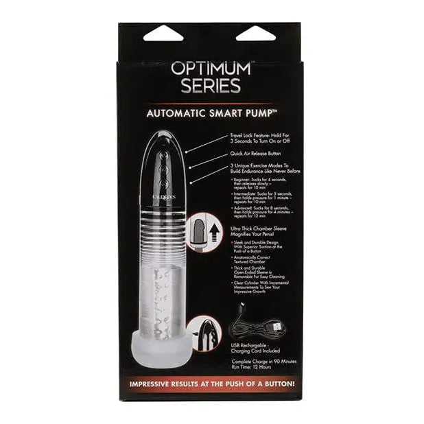 CalExotics Penis Enhancement Optimum Series Executive Automatic Smart Pump - Black at the Haus of Shag