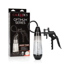 Black and white photo of Optimum Series Magic Pump - Black, bottle of liquid with a gun