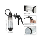 Optimum Series Magic Pump: Black and White Water Bottle with Black Handle