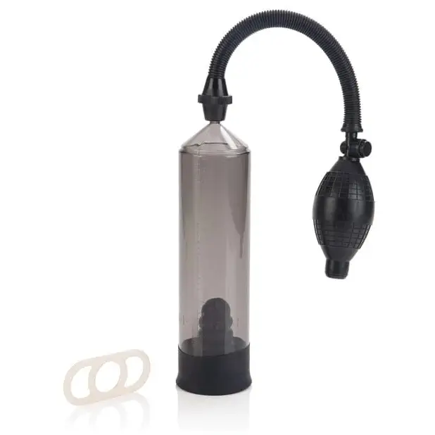 CalExotics Penis Enhancement Optimum Series Precision Pump With Erection Enhancer - Smoke at the Haus of Shag