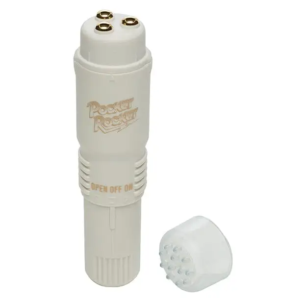 Doc Johnson Stimulators Original 4" Pocket Rocket - Ivory at the Haus of Shag