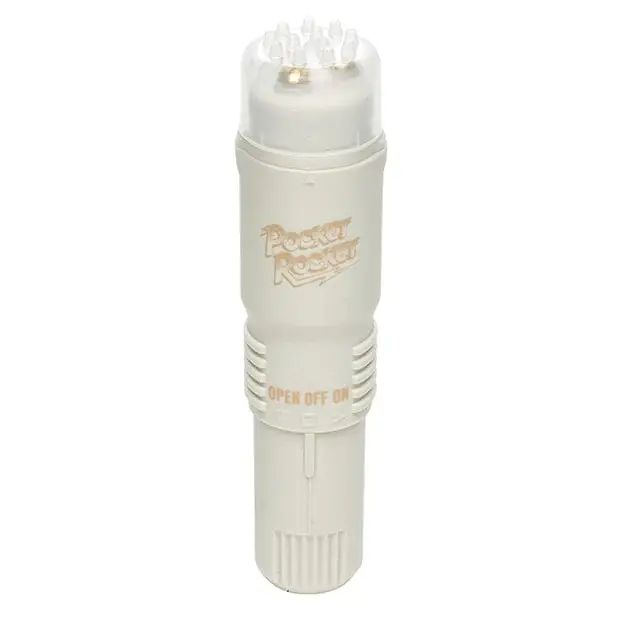 Doc Johnson Stimulators Original 4" Pocket Rocket - Ivory at the Haus of Shag