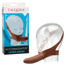 CalExotics Sextoys for Couples Original Accommodator Latex Dong Brown at the Haus of Shag