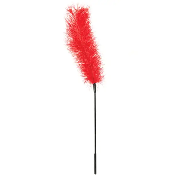 Ostrich Feather Red - Tickler