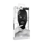 Ouch! Black & White Subversion Mask With Open Mouth And Eye Black - Blindfold