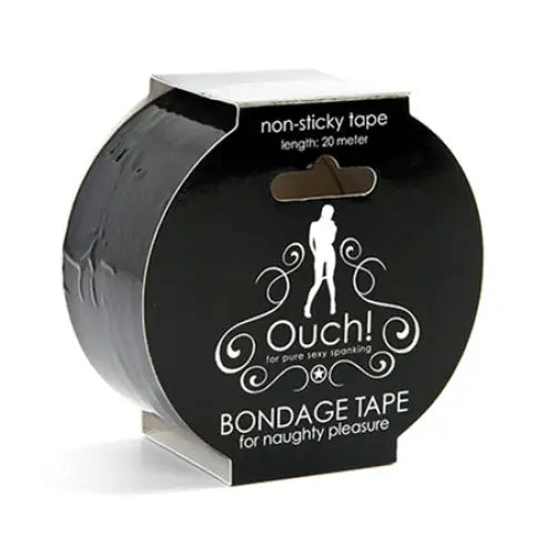 Ouch! Bondage Tape 20m / 66ft Black - Bondage Tape