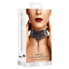 Ouch! Collar with Leash - Love Street Art Fashion Design, perfect leash love accessory