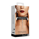 Diamond studded collar with leash from Ouch! – the ultimate adult novelty product