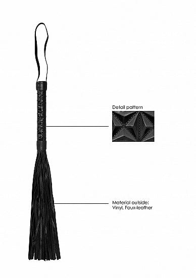 Ouch! Flogger OUCH! Diamond Pattern Luxury Whip at the Haus of Shag