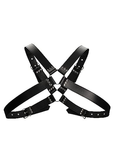 Ouch! Harness One Size Fits Most / Black Ouch! Men's Large Buckle Harness at the Haus of Shag