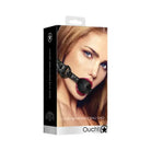 Ouch! Luxury Adjustable Breathable Ball Gag Black - Ball Gag