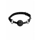 Ouch! Skulls & Bones Breatheable Ball Gag Black - Ball Gag