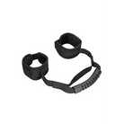 Ouch! Sturdy Handcuffs W/ Handle Black - Cuffs