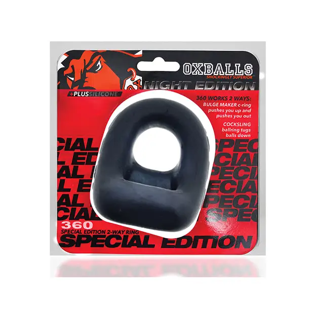 OxBalls 360 Dual-Use Cockring Plus + Silicone Special Edition Night - Cock Ring