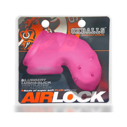 OxBalls Airlock Air-Lite Vented Chastity Pink Ice - Blindfold