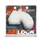 OxBalls Airlock Air-Lite Vented Chastity White Ice - Blindfold