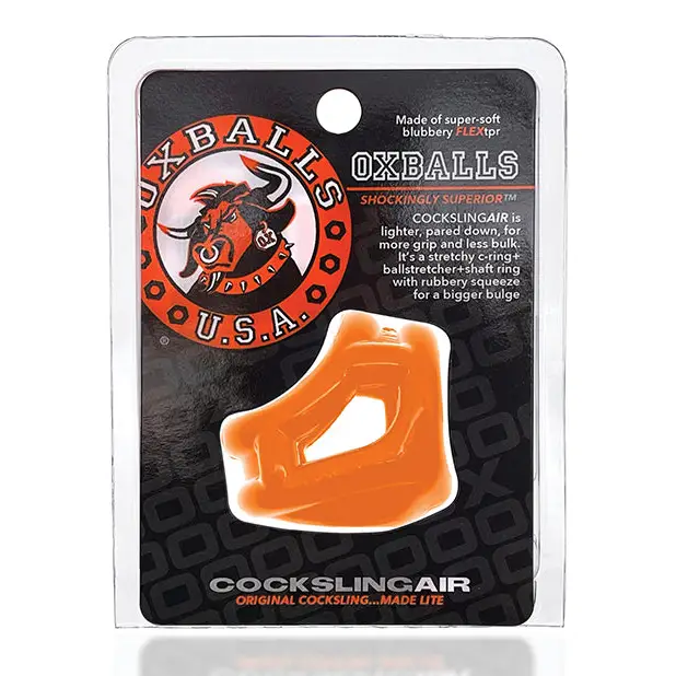 Oxballs Cocksling Air Orange - Penis Extenders