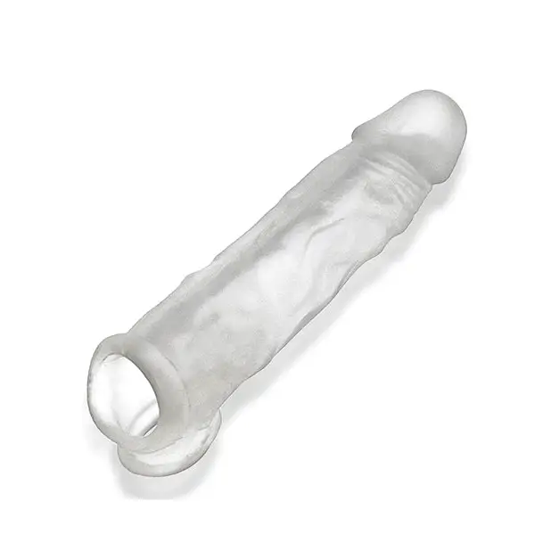 Oxballs Dicker Ultra-Slim Cock Sheath - Clear Ice - Gay & Lesbian Products