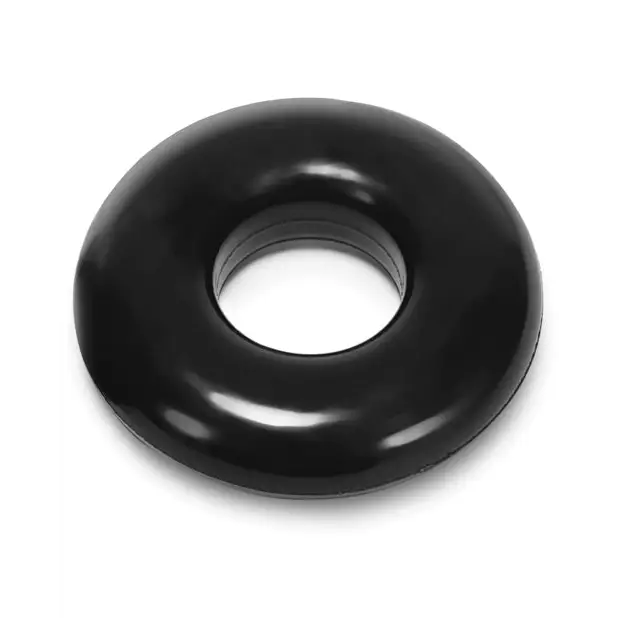 OxBalls Do-Nut- 2 Cockring Large Clear - Black - Cock Ring