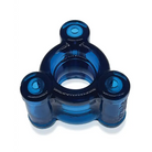 OxBalls Heavy Squeeze Weighted Squeeze Ballstretcher With 3 Stainless Steel Weights Space Blue - Space Blue - Cock Ring