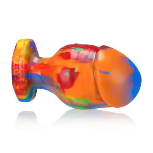 OxBalls Honcho-3 Buttplug Large Rainbow - Butt Plug