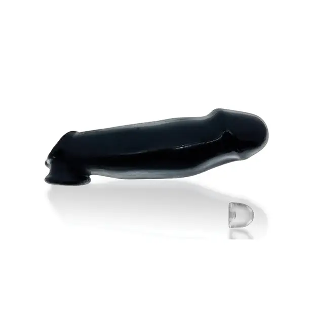 Oxballs Hulk black whale-shaped plastic or ceramic cocksheath with shaft hole