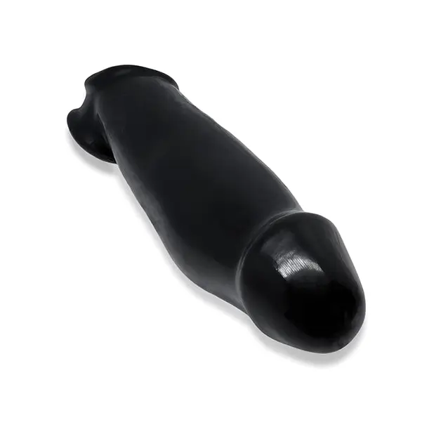 Oxballs Hulk Gargantic Cocksheath Black silicone personal massager with cocksling base