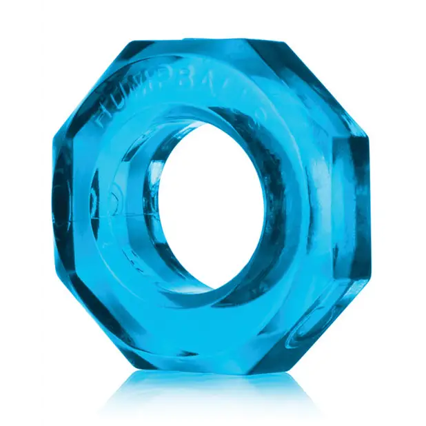 OxBalls Humpballs Cockring Clear - Ice Blue - Cock Ring