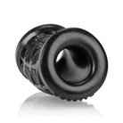 Black textured Morph ball stretcher, 3 inches, for sack support and enhancement