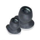 Oxballs Morphhole 1 Gaper Plug Small - Black Ice - Butt Plug